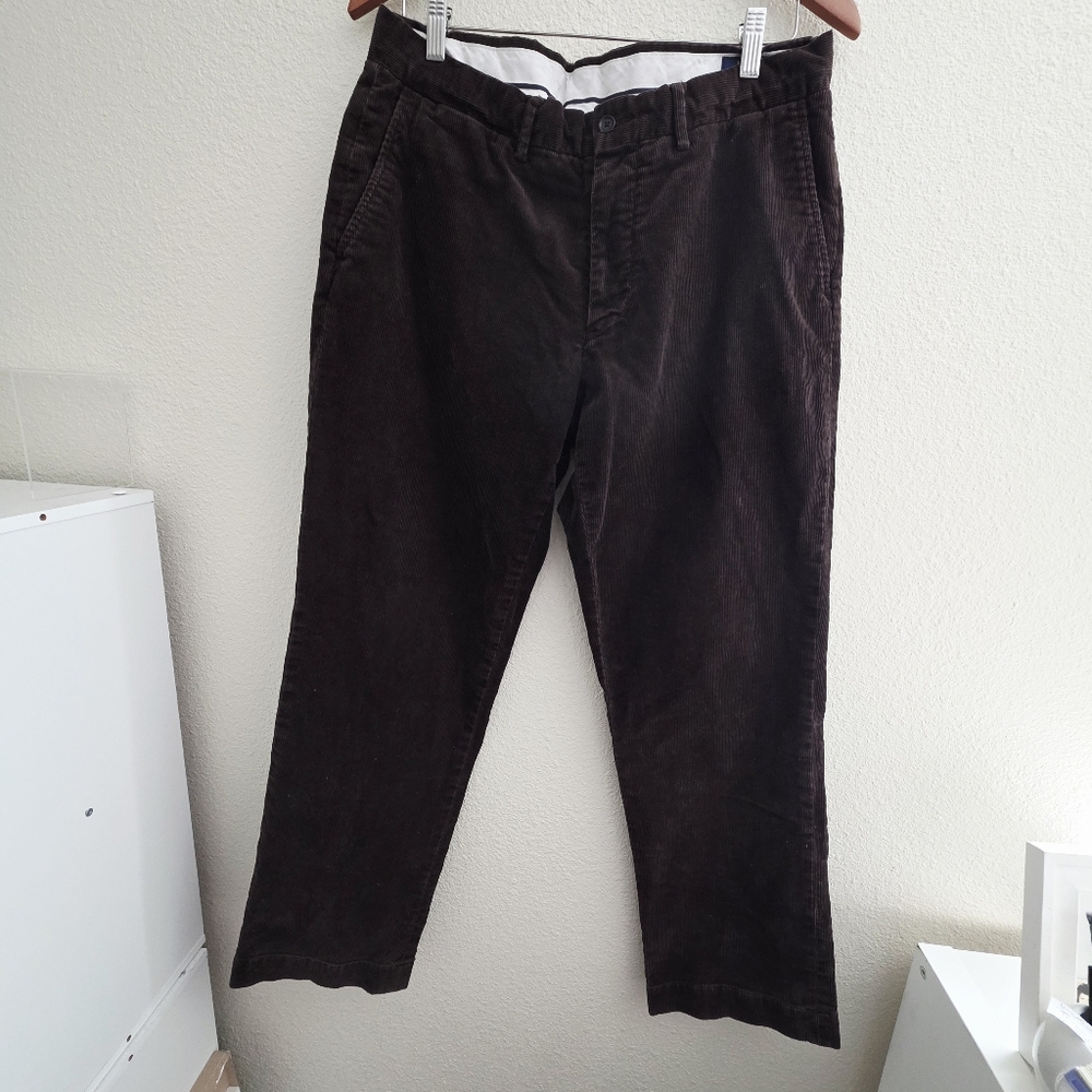 Polo Ralph Lauren Pants Mens 34/32  Corduroy Stretch Classic Fit Straight
